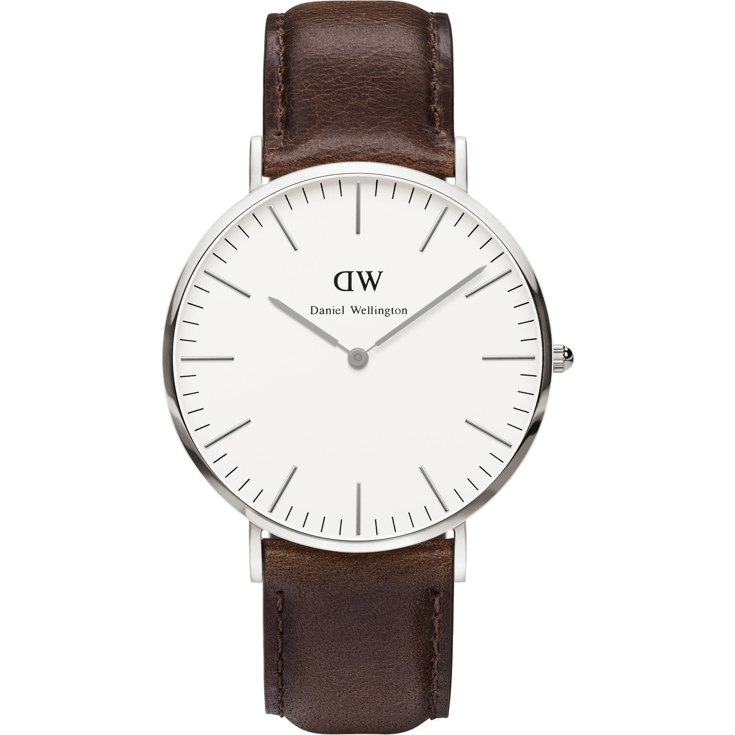 Daniel Wellington White Classic Bristol 40mm Men's Silver Watch DW00100023 - Big Daddy Jewelry