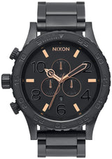 Nixon 51-30 Black Stainless Steel Chrono Men's Watch A083-957 - Big Daddy Jewelry