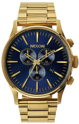 Nixon Sentry Chronograph Blue Sunray Dial Men's Watch A386-1922 - Big Daddy Jewelry