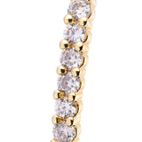 Big Daddy Large Hoop Diamond Earring