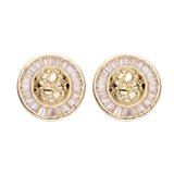 Big Daddy Cluster Baguette Diamond Earring