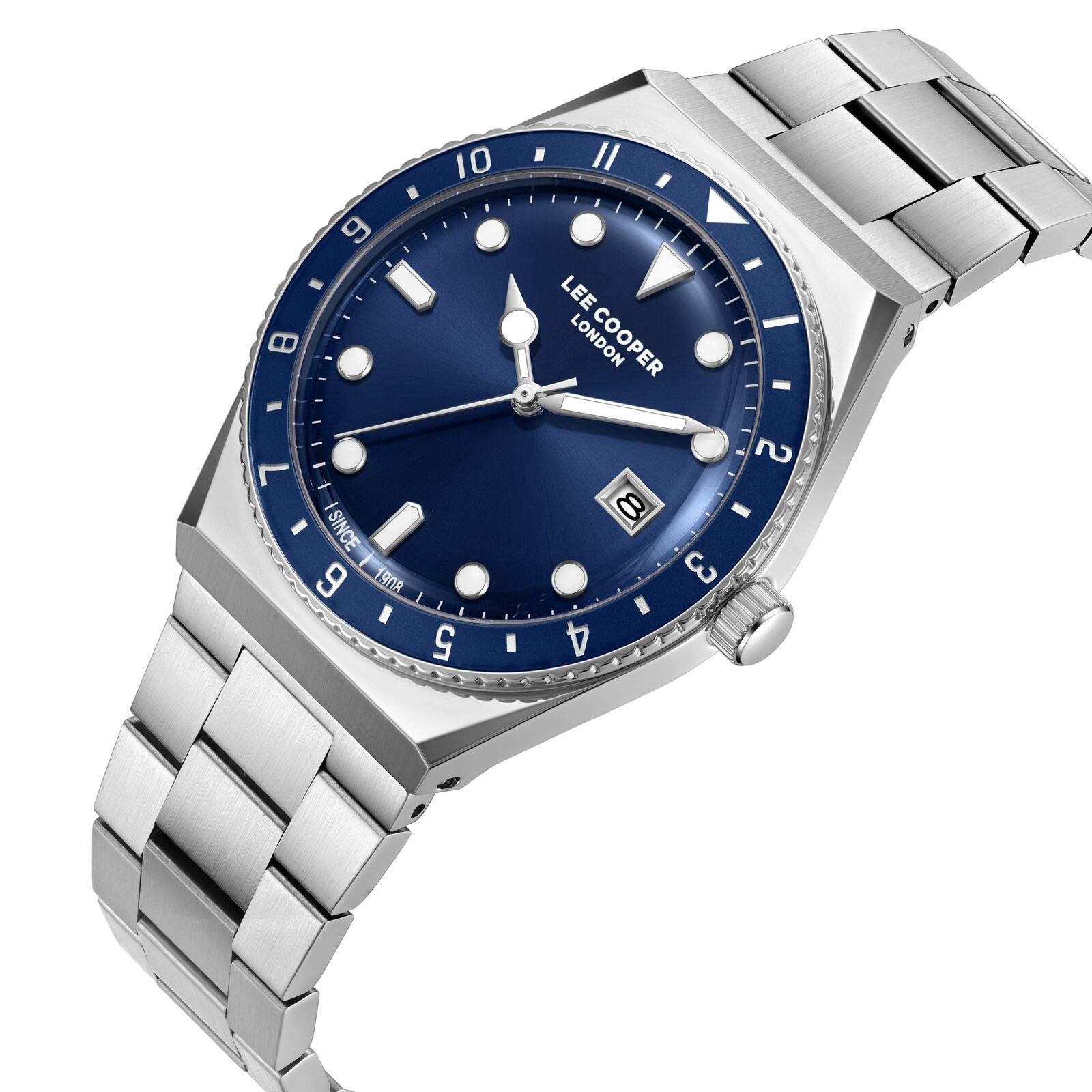 Lee Cooper Silver Men's Watch LC08284.390