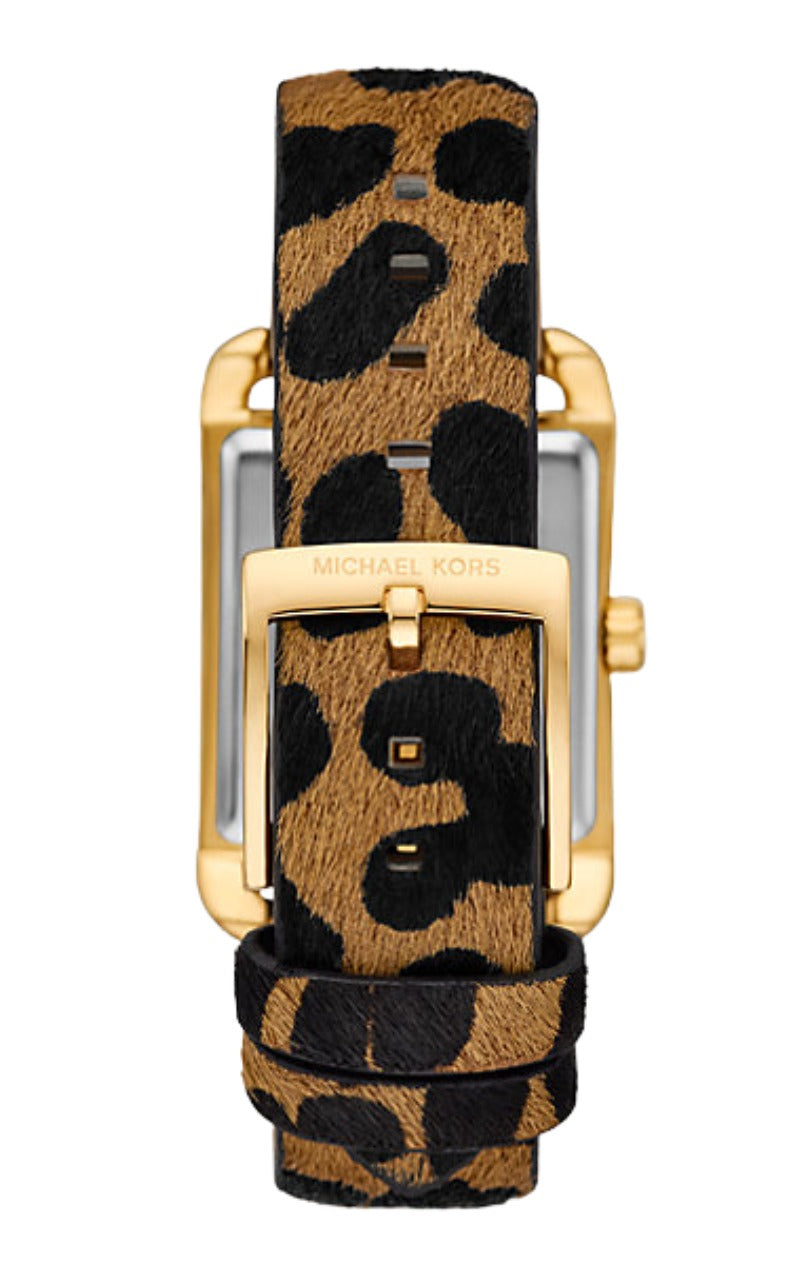 Michael Kors Monroe Gold Leather Watch MKO1115