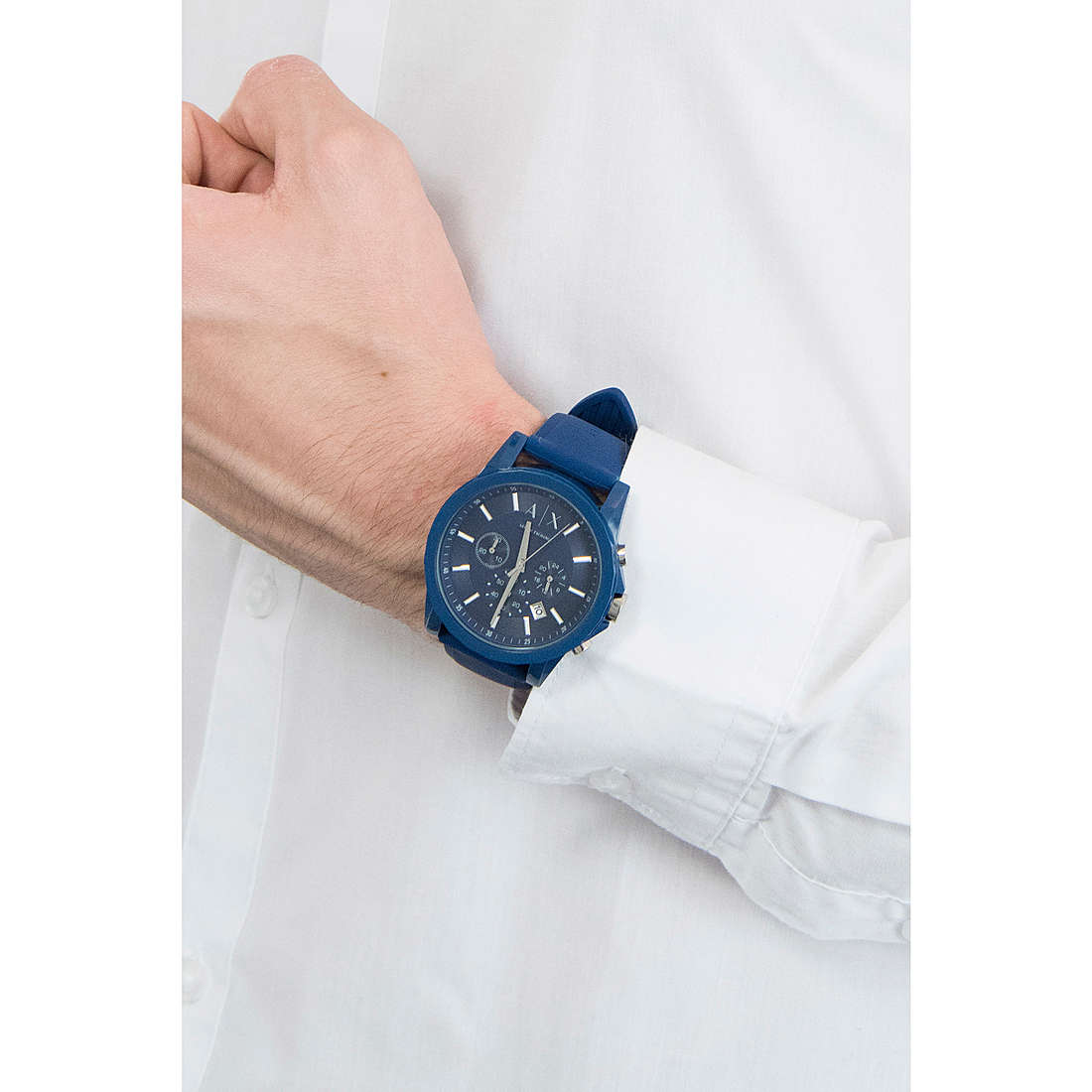 Armani Exchange Active All Blue Multifunction Watch - AX1327