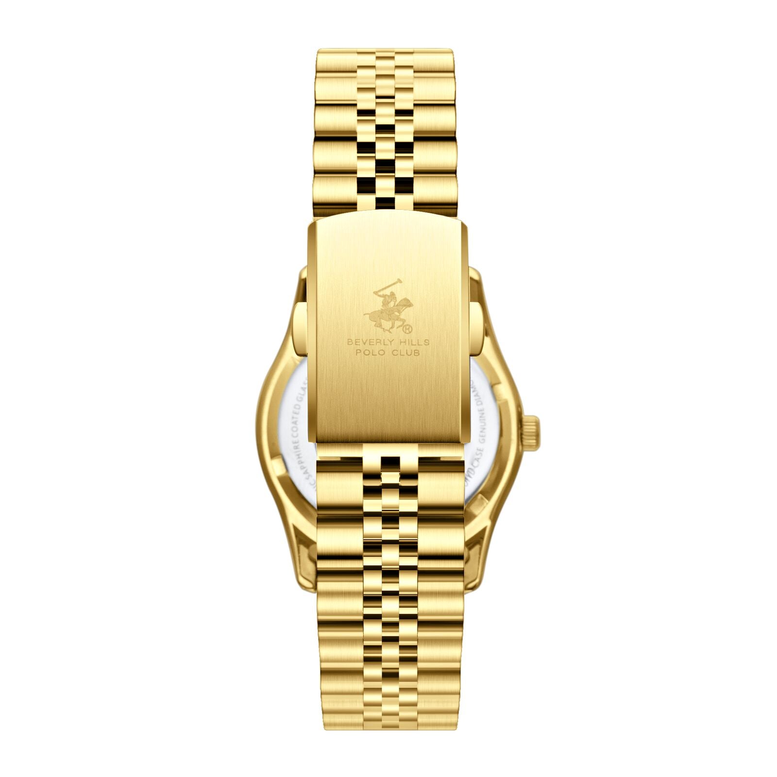Beverly Hills Polo Club Gold Stainless Steel Ladies Watch - BP3808C.120