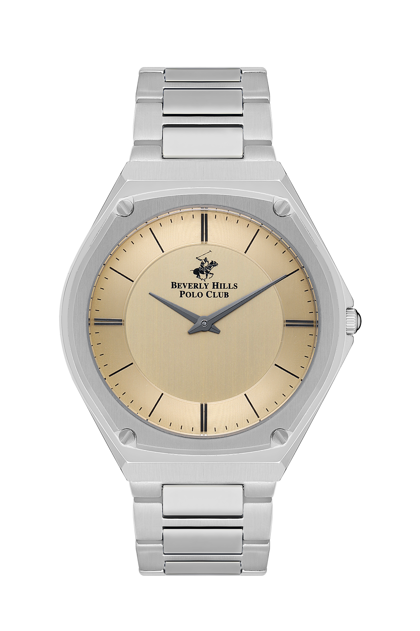 BEVERLY HILLS POLO CLUB Silver Analog Metal Watch – BP3545X.370