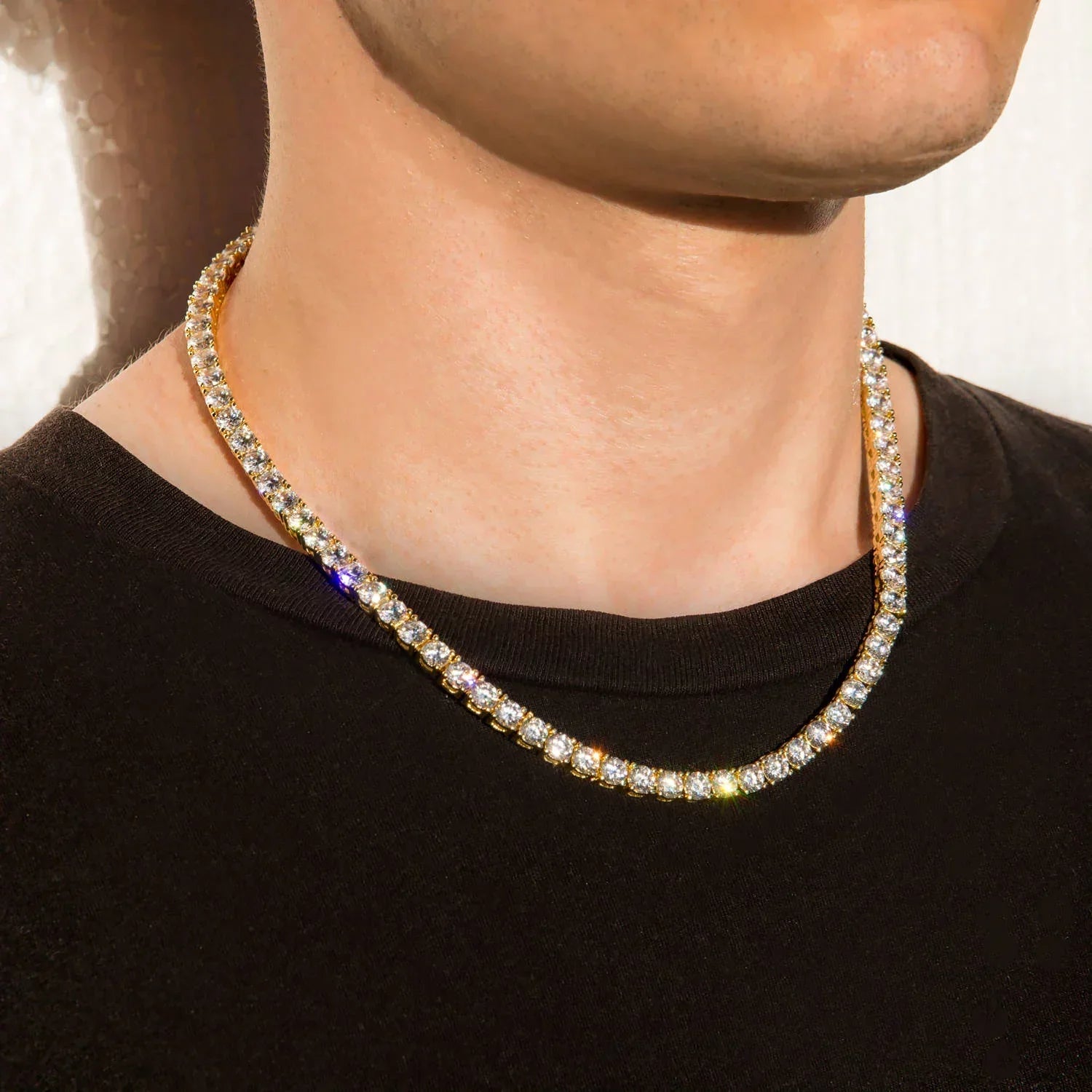 Big Daddy 5mm Diamond Gold Tennis Chain - Chain