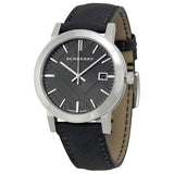 Burberry Grey Dial Black Polyvinyl Strap Men's Watch BU9030 - Big Daddy Jewelry