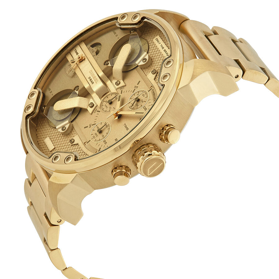 Diesel Mr. Daddy 2.0 Chronograph All Gold Men's Watch DZ7399 (Defect)