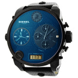 Diesel SBA Chronograph Blue/Black Dial Analog Digital Men's Watch #DZ7127 - Big Daddy Jewelry