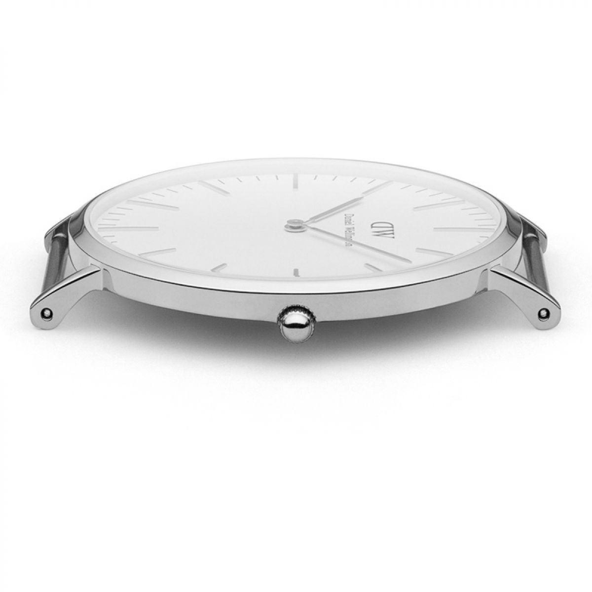 Daniel Wellington White Classic Bristol 40mm Men's Silver Watch DW00100023 - Big Daddy Jewelry