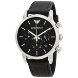 Emporio Armani Classic Chronograph Black Dial Men's Watch #AR1733 - Big Daddy Jewelry