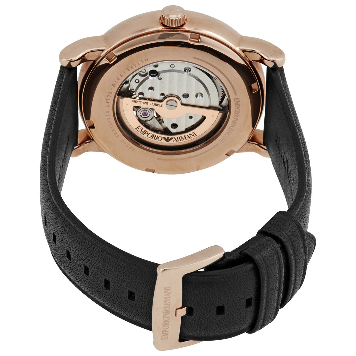 Emporio Armani Luigi Automatic Silver Dial Men's Watch AR60013