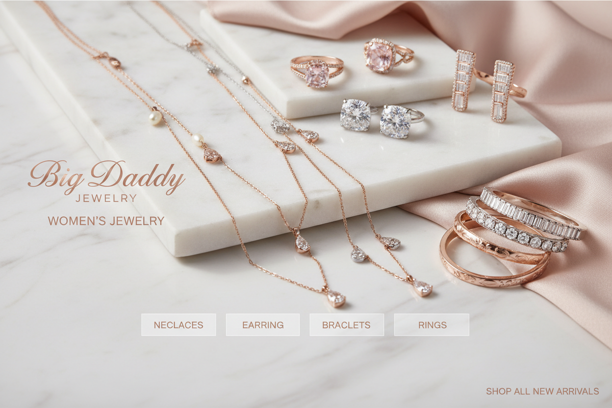 image for shop womens mega menu in big daddy jewwelry store