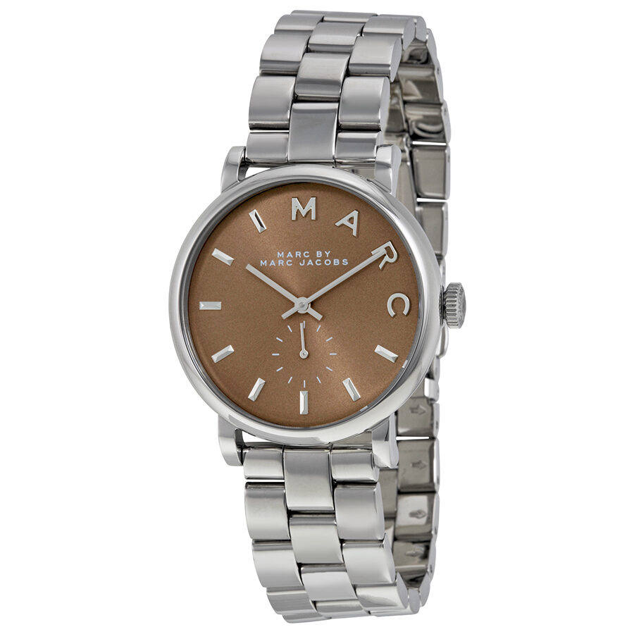 Marc by Marc Jacobs Baker Brown Dial Stainless Steel Ladies Watch MBM3329 - Big Daddy Jewelry
