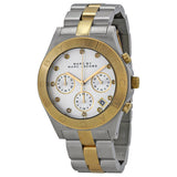 Marc by Marc Jacobs Chronograph Silver Dial Two-tone Ladies Watch MBM3177 - Big Daddy Jewelry