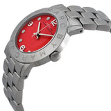 Marc By Marc Jacobs Red Dial Stainless Steel Ladies Amy Watch MBM3302 - Big Daddy Jewelry #2