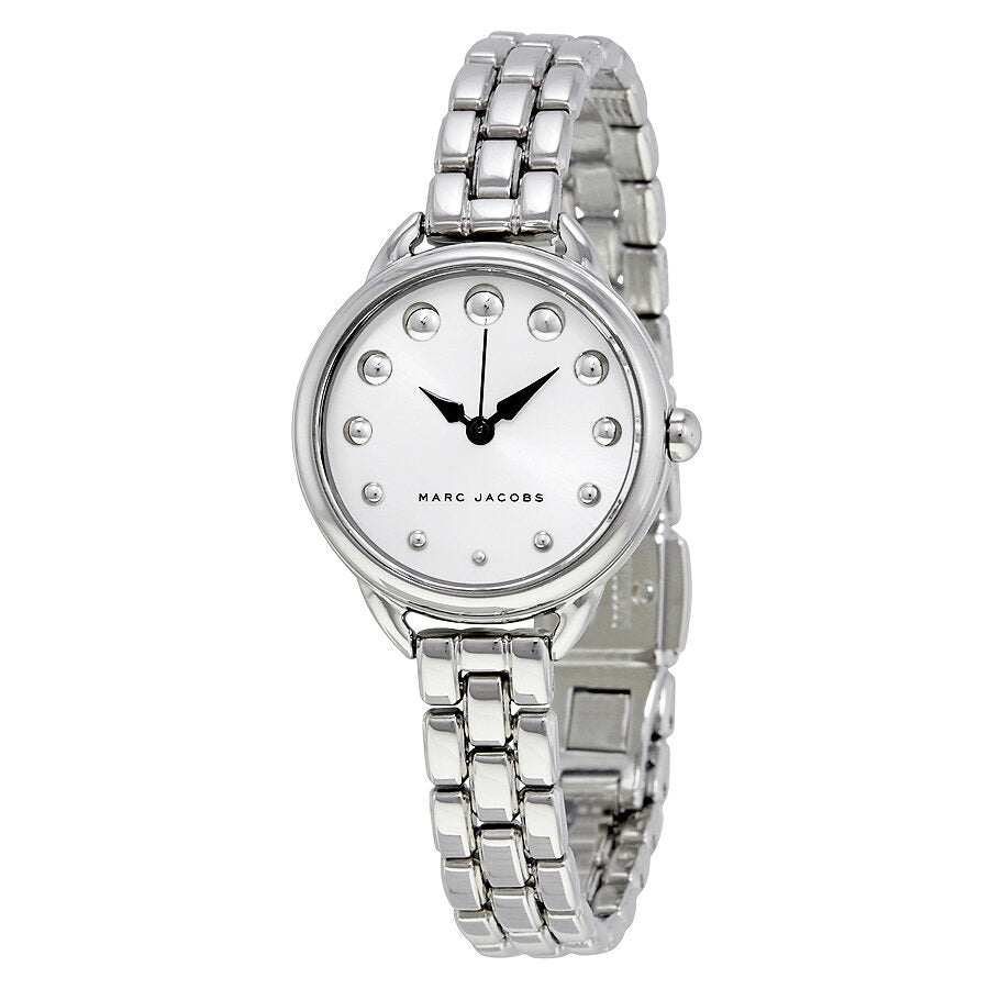Marc Jacobs Betty White Dial Silver Watch MJ3497