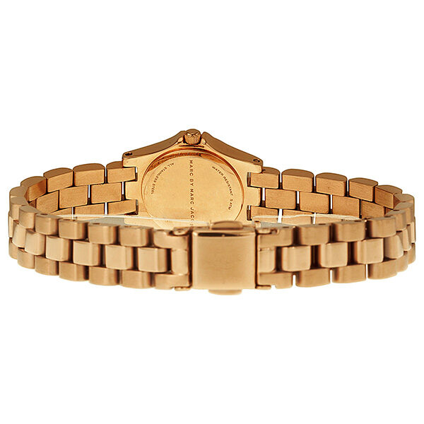 Marc by Marc Jacobs Henry Dinky Blue Dial Rose Gold-Tone Stainless Steel Ladies Watch MBM3204 - Big Daddy Jewelry #3