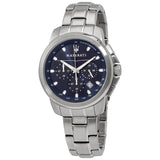 Maserati Successo Chronograph Blue Dial Men's Watch R8873621002 - Big Daddy Jewelry