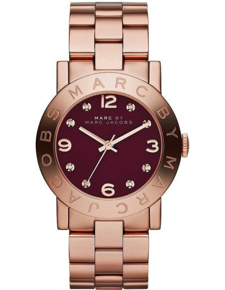 Marc By Marc Jacobs Amy Brown Women's Rose Gold Classic Watch MBM8618