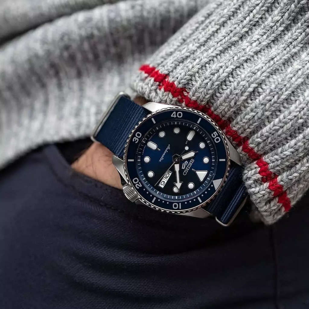 Seiko 5 Sports Silver Men's Watch SRPD51K2