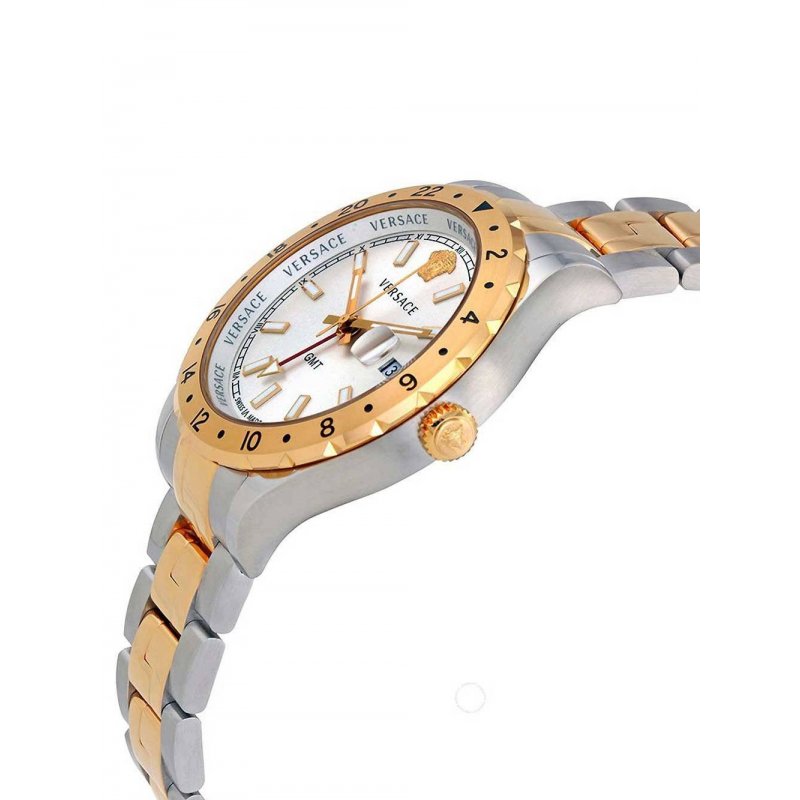 Versace Hellenyium Two Tone GMT Men's Watch - V11030015