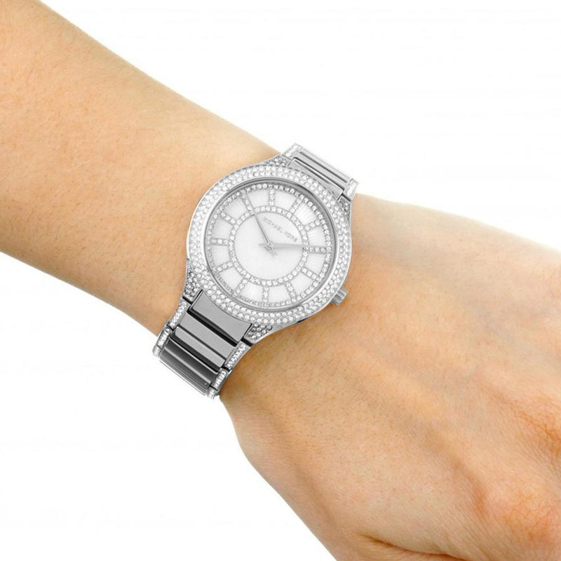 Michael Kors Kerry Mother Pearl Dial Silver Ladies Watch MK3311 - Big Daddy Jewelry #4