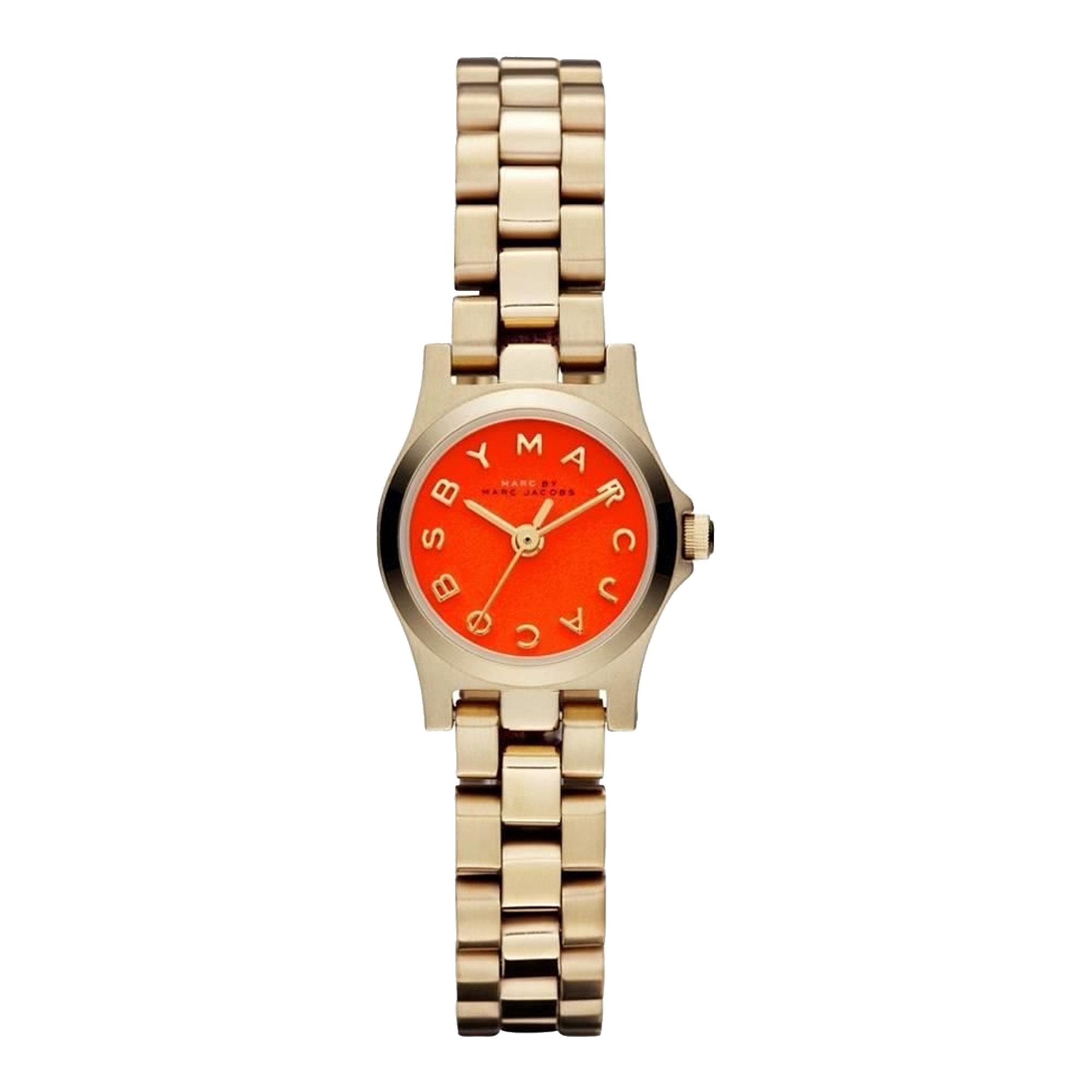 Marc By Marc Jacobs Henry Dinky Orange Dial Ladies Watch  MBM3202 - Big Daddy Jewelry