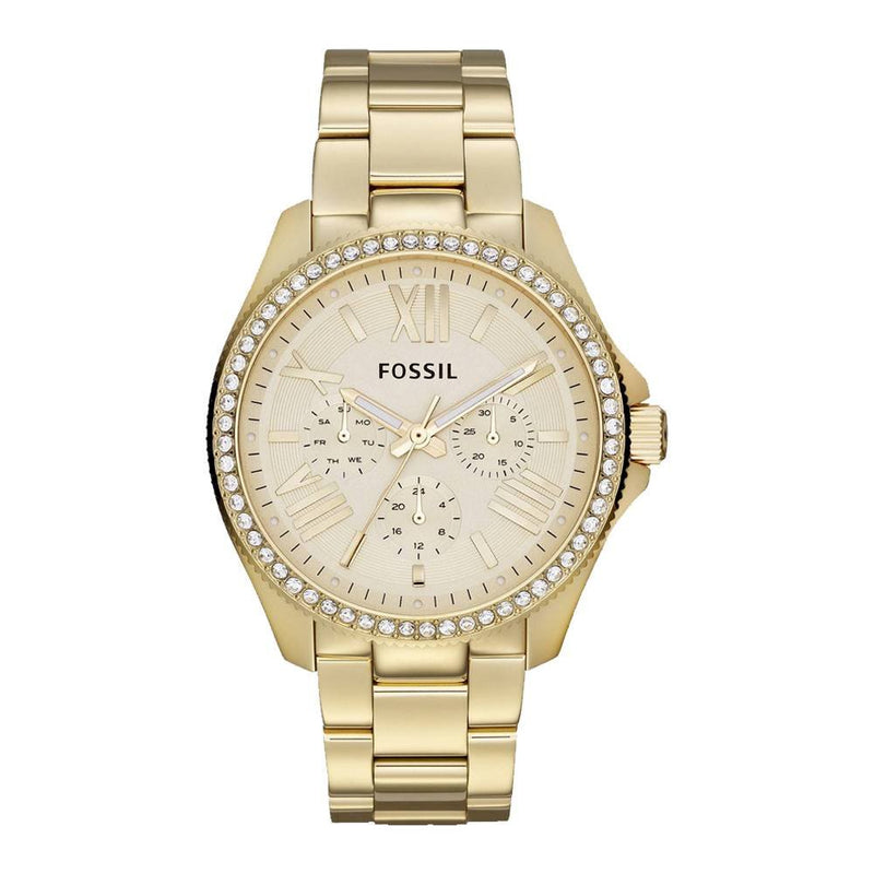Fossil Cecile Multifunction Champagne Dial Watch AM4482