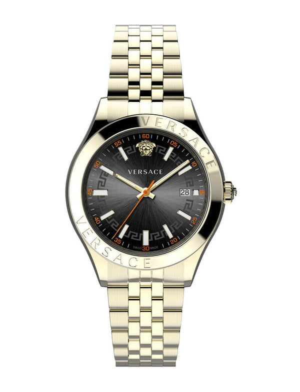 Versace Hellenyium Gold Stainless Steel Men's Watch  VEVK01221 - Big Daddy Jewelry
