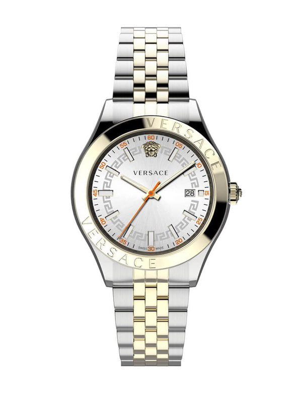 Versace Hellenyium Two-Tone Silver Men's Watch  VEVK01121 - Big Daddy Jewelry