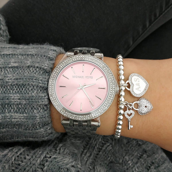 Michael Kors Darci Crystal Paved Pink Dial Ladies Watch MK3352 - Big Daddy Jewelry #2