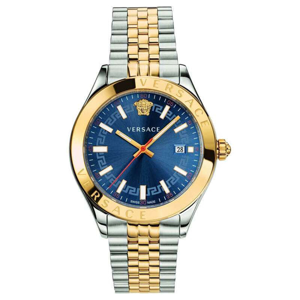 Versace Hellenyium Two-Tone Blue Dial Men's Watch  VEVK00520 - Big Daddy Jewelry