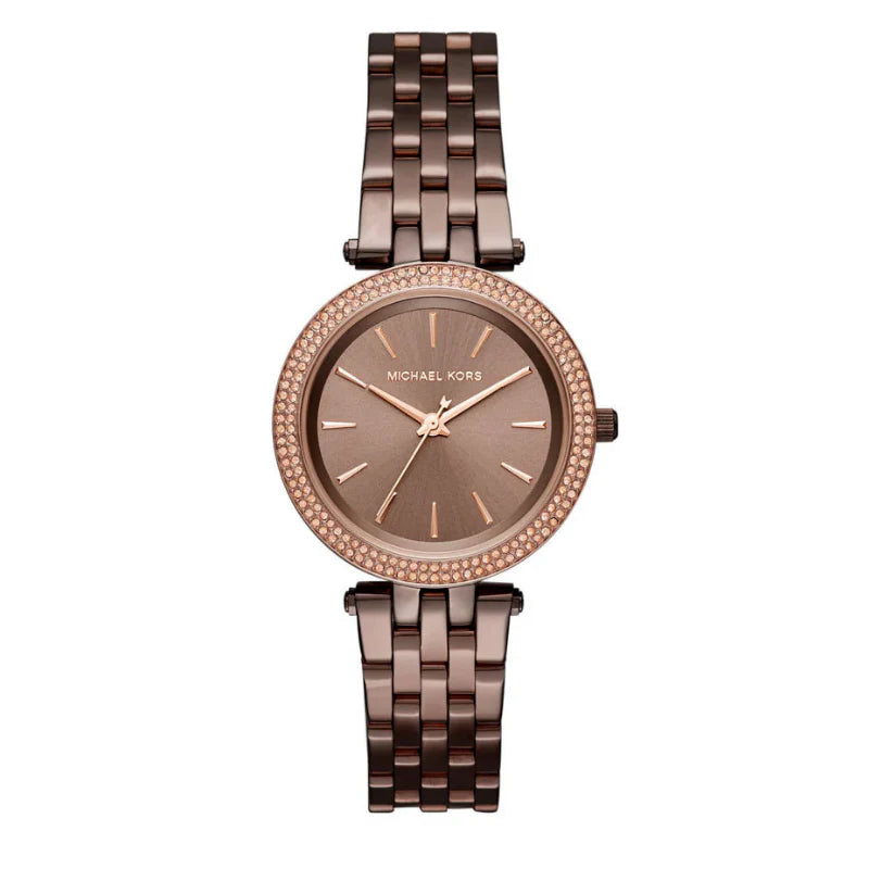 Michael Kors Darci Mini Darci Chocolate Brown Women's Watch - MK3553