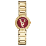 Versace Virtus Gold Mini Red Dial Women's Watch  VET300321 - Big Daddy Jewelry