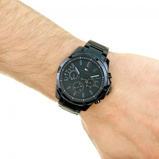 Tommy Hilfiger Decker Chronograph Blue Dial Men's Watch#1791560 - Big Daddy Jewelry #4