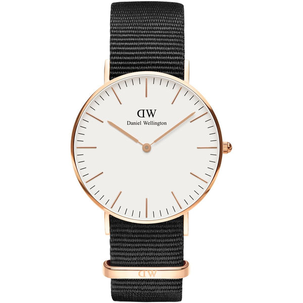 Daniel Wellington White Classic Cornwall 36mm Women's Gold Watch DW00100259 - Kiwi Watches