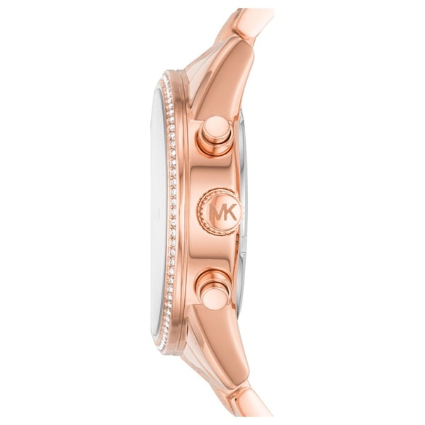 Michael Kors Ritz Chronograph Rose Gold Tone Women's Watch MK6598 - Big Daddy Jewelry #2