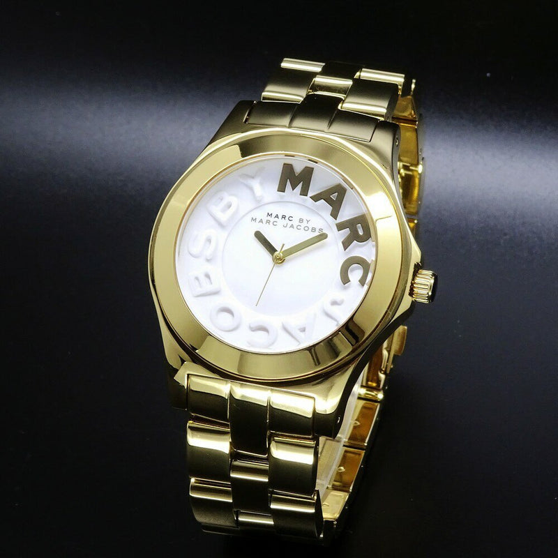 Marc Jacobs Women's 'Rivera' Gold-Tone Stainless Steel Watch MBM3134 - Kiwi Watches #9