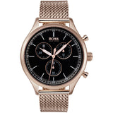 Hugo Boss Companion Chronograph Black Dial Men's Watch Water resistance: 50 meters Movement: Quartz