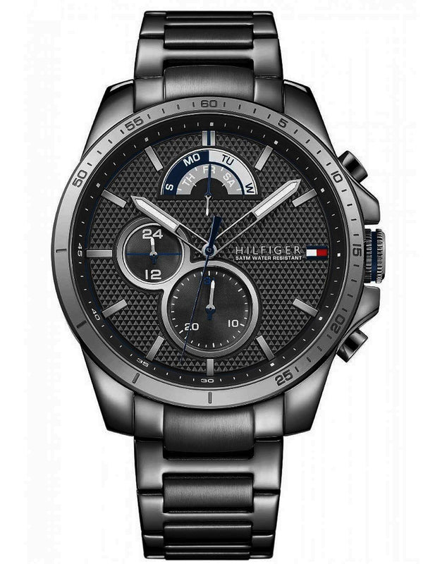 Tommy Hilfiger Cool Sports Gun Stainless Steel Men's Watch  1791347 - Big Daddy Jewelry