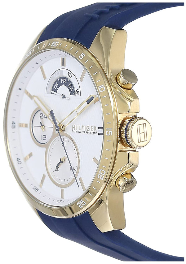 Tommy Hilfiger Quartz Analog White Dial 48mm Men’s Watch 1791353 - Big Daddy Jewelry #2