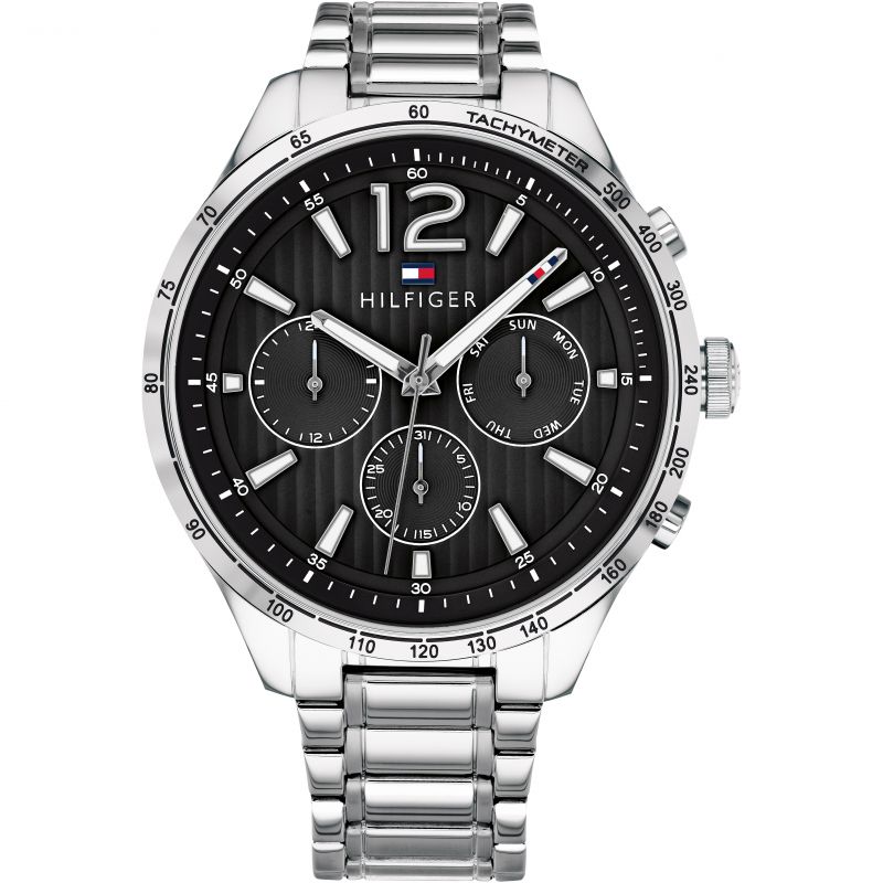 Tommy Hilfiger Gavin Chronograph Black Dial Men's Watch  1791469 - Big Daddy Jewelry