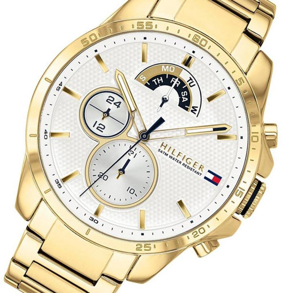 Tommy Hilfiger Gold Steel Men's Multi-function Watch 1791538 - Big Daddy Jewelry #2