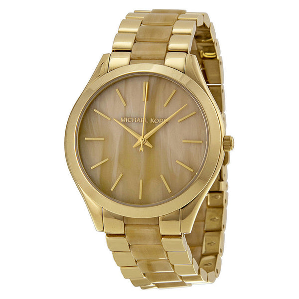 Michael Kors Slim Runway All Gold Ladies Watch  MK4285 - Big Daddy Jewelry