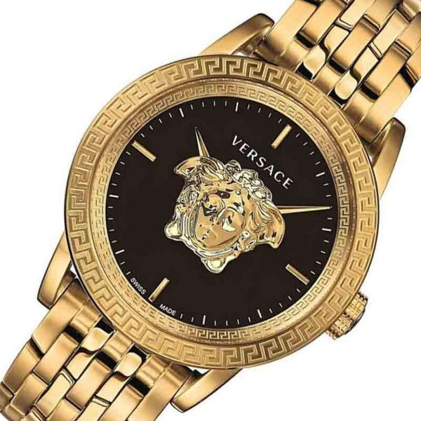 Versace Gold Stainless Steel Black Dial Men's Watch VERD00818 - Big Daddy Jewelry #2