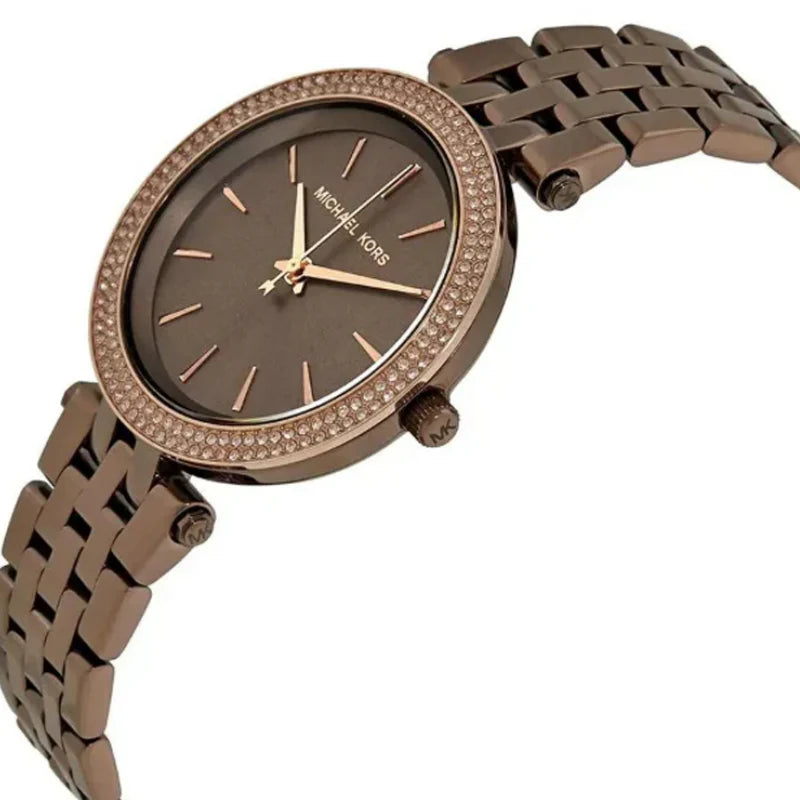 Michael Kors Darci Mini Darci Chocolate Brown Women's Watch - MK3553