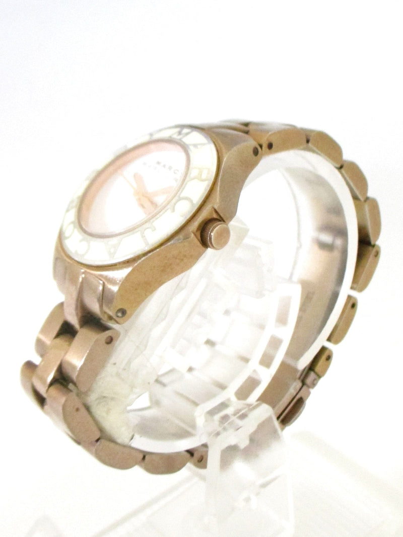 MARC JACOBS SMALL BLADE SILVER WOMENS’ ROSE GOLD LOGO WATCH MBM3076 - Kiwi Watches #6