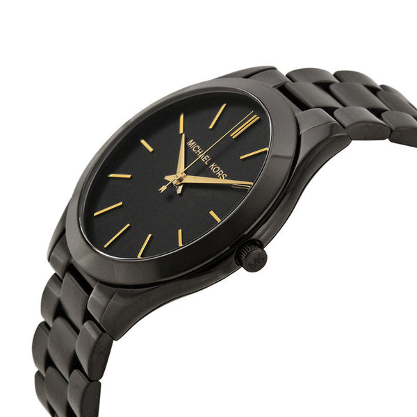 Michael Kors Slim Runway Black Ion-plated Unisex Watch MK3221 - Big Daddy Jewelry #2